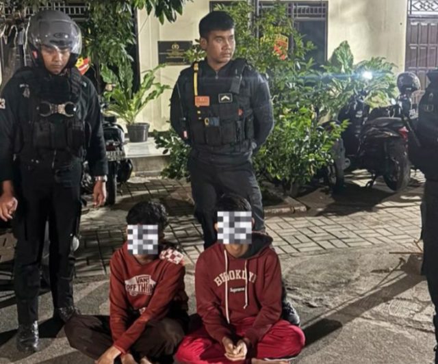 Polisi Tangkap Tiga Remaja Berbekal Senjata Tajam. (AlexaPodcast.ID)