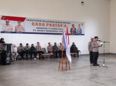 Polres Karawang Hadiri Penutupan Pelatihan Satpam Gada Pratama Angkatan 73 Kapolres Karawang Harap Satpam Jadi Garda Terdepan Jaga Keamanan dan Ketertiban. (AlexaPodcast.ID)