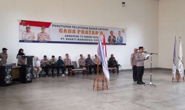 Kapolres Karawang Harap Satpam Jadi Garda Terdepan Jaga Keamanan dan Ketertiban. (AlexaPodcast.ID)