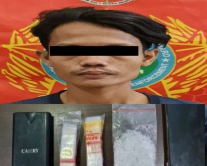 Satresnarkoba Polres Karawang Ringkus Pengedar Sabu 33,65 Gram di Ciampel AR (27) Ditangkap Satresnarkoba Karawang. (AlexaPodcast.ID)