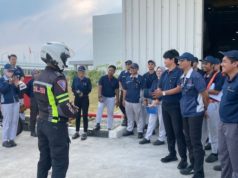 Satlantas Polres Karawang Edukasi Karyawan Industri KIIC Soal Safety Riding Edukasi Safety Riding Harus Jadi Budaya di Karawang. (AlexaPodcast.ID)