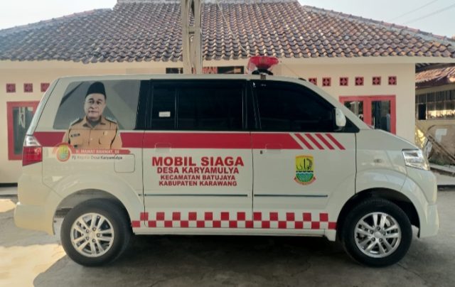Pemdes Karyamulya Realisasikan Dana Desa 2025 untuk Pengadaan Mobil Ambulans. (AlexaPodcast.ID)