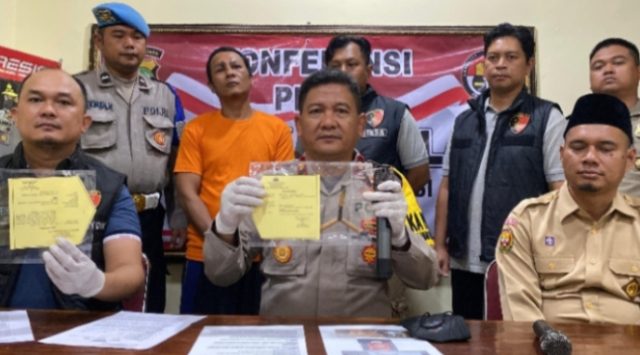 Unit Reskrim Polsek Babelan Tangkap Pelaku Curanmor. (AlexaPodcast.ID)