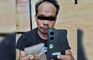 Satresnarkoba Polres Karawang Bekuk Pengedar Tembakau Sintetis Tersangka dan 9,93 Gram Tembakau Sintetis Diamankan. (AlexaPodcast.ID)