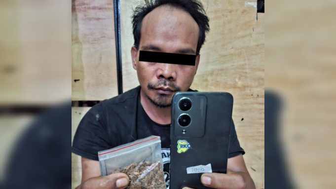 Satresnarkoba Polres Karawang Bekuk Pengedar Tembakau Sintetis Tersangka dan 9,93 Gram Tembakau Sintetis Diamankan. (AlexaPodcast.ID)