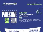 Harum Care Indonesia Gelar Lomba Lari untuk Solidaritas Palestina Lari Sambil Peduli, Antusiasme Karawang Run for Palestine. (AlexaPodcast.ID)