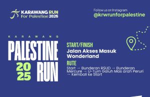 Harum Care Indonesia Gelar Lomba Lari untuk Solidaritas Palestina Lari Sambil Peduli, Antusiasme Karawang Run for Palestine. (AlexaPodcast.ID)