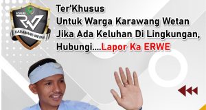 Forum RW Karawang Wetan Resmikan “Lapor Ka ERWE” untuk Tampung Aduan Warga Muhammad Karya Siap Turun Tangan Tindaklanjuti Aduan Lewat Lapor Ka ERWE. (AlexaPodcast.ID)