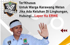 Forum RW Karawang Wetan Resmikan “Lapor Ka ERWE” untuk Tampung Aduan Warga Muhammad Karya Siap Turun Tangan Tindaklanjuti Aduan Lewat Lapor Ka ERWE. (AlexaPodcast.ID)