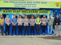 Operasi Lilin Lodaya 2025, Polres Karawang Siagakan 23 Pos Pengamanan Nataru Polres Karawang Perketat Pengamanan Jalur dan Wisata. (AlexaPodcast.ID)