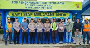 Operasi Lilin Lodaya 2025, Polres Karawang Siagakan 23 Pos Pengamanan Nataru Polres Karawang Perketat Pengamanan Jalur dan Wisata. (AlexaPodcast.ID)