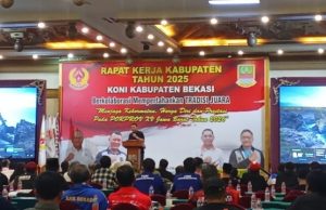 KONI Kabupaten Bekasi Pertahankan Juara Umum Porprov Jabar 2026 Meski Anggaran Terbatas KONI Bekasi Siap Hadapi Porprov Jabar 2026. (AlexaPodcast.ID)