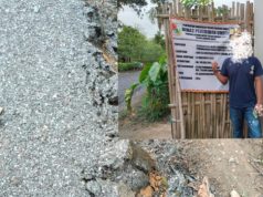 Baru Rampung, Proyek Jalan Lingkungan oleh CV Akbar Brother Mandiri di Tubaba Sudah Rusak Warga Soroti Kualitas Jalan Lingkungan di Penumangan Baru. (AlexaPodcast.ID)