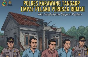 Emosi Tak Terkendali, Empat Pelaku Perusakan Rumah di Jayakerta Diamankan Polres Karawang Gambar ilustrasi, empat pelaku di amankan Polres Karawang. (AlexaPodcast.ID)