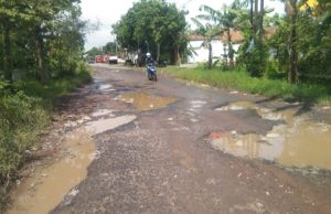 Bak Ranjau Maut, Jalan Suranenggala–Panguragan Picu Kecelakaan Jalan Rusak di Suranenggala–Panguragan Jadi Ancaman. (AlexaPodcast.ID)