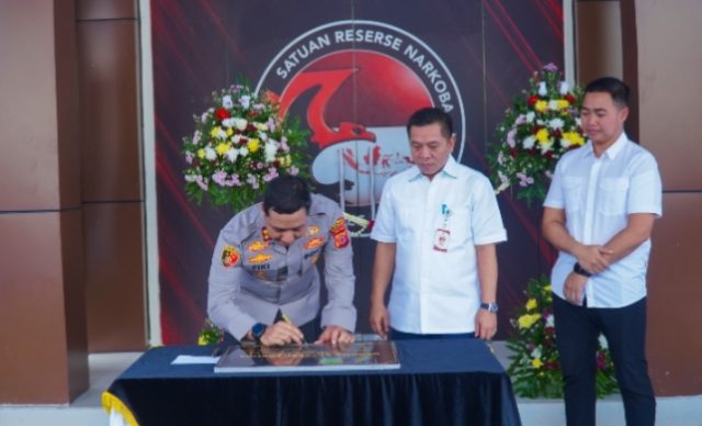 Pemkab Hibahkan Gedung, Satres Narkoba Kini Berkantor di Mako. (AlexaPodcast.ID)