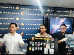 Polres Karawang Ungkap 26 Kasus Narkoba, 28 Tersangka Diamankan Konferensi Pers Satres Narkoba Polres Karawang, 26 Kasus Berhasil Diungkap. (AlexaPodcast.ID)