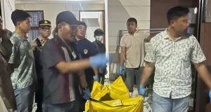 Polisi Lakukan Olah TKP Penemuan Mayat di Majalaya Karawang Pria 52 Tahun Ditemukan Meninggal di Fatma Residence Karawang. (AlexaPodcast.ID)