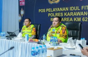 Kapolres Karawang Pastikan Personel Siap Hadapi Puncak Arus Balik Rekayasa Lalu Lintas Disiapkan di Titik Rawan Karawang. (AlexaPodcast.ID)
