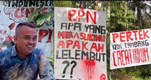 Borobudur Bukan Tambang, Warga dan Aktivis Kompak Menolak Borobudur Bukan Area Tambang. (AlexaPodcast.ID)