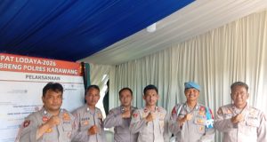 Patroli Gabungan Arus Balik di Sasak Gambreng Aman dan Kondusif Pos Pam Sasak Gambreng Jaga Stabilitas Kamtibmas. (AlexaPodcast.ID)