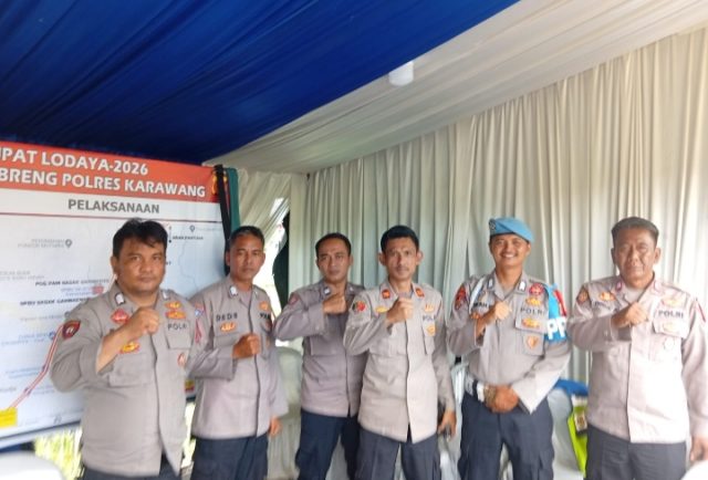 Pos Pam Sasak Gambreng Jaga Stabilitas Kamtibmas. (AlexaPodcast.ID)