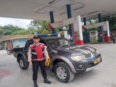 Patroli Perintis Polsek Pangkalan, Jaga Keamanan SPBU Pertamina Polsek Pangkalan Intensifkan Patroli Objek Vital di Wilayahnya. (AlexaPodcast.ID)