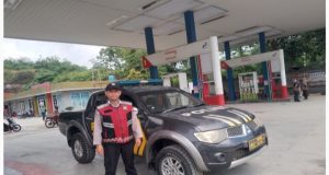 Patroli Perintis Polsek Pangkalan, Jaga Keamanan SPBU Pertamina Polsek Pangkalan Intensifkan Patroli Objek Vital di Wilayahnya. (AlexaPodcast.ID)