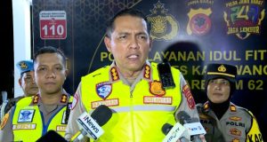 Angka Kecelakaan di Jabar Turun Signifikan Selama Operasi Ketupat 2026 Dirlantas Polda Jabar, Kombes Pol. Raydian Kokrosono. (AlexaPodcast.ID)