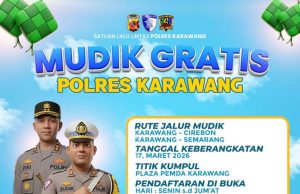 Polres Karawang Buka Mudik Gratis 2026, Warga Bisa Pulang Kampung Tanpa Pikir Ongkos Polres Karawang Siapkan Mudik Gratis ke Cirebon dan Semarang, Kesempatan Pulang Tanpa Beban. (AlexaPodcast.ID)