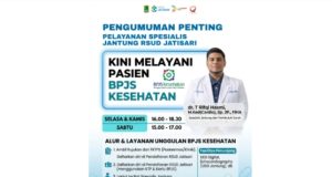 RSUD Jatisari Hadirkan Layanan Spesialis Jantung, Peserta BPJS Kini Lebih Mudah Berobat Komitmen Tingkatkan Layanan, RSUD Jatisari Resmi Buka Poli Jantung untuk Pasien BPJS. (AlexaPodcast.ID)