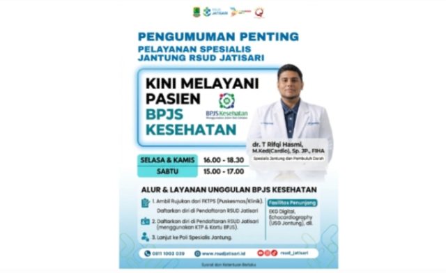 Komitmen Tingkatkan Layanan, RSUD Jatisari Resmi Buka Poli Jantung untuk Pasien BPJS. (AlexaPodcast.ID)