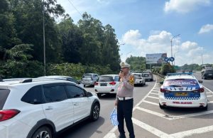 Long Weekend Paskah 2026, Polres Karawang Kerahkan 174 Personel di Titik Strategis Polres Karawang Terapkan Pengamanan dan Contraflow. (AlexaPodcast.ID) 