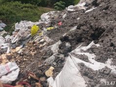 Ancaman Pencemaran Lingkungan, Dugaan Limbah B3 Ditemukan di Lahan Terbuka Karawang Lahan Diduga Timbun Limbah Industri di Telukjambe Timur. (AlexaPodcast.ID)