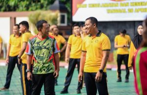 Peringati Hari K3, Polres Karawang Libatkan TNI–Polri dan Forkopimda dalam Olahraga Bersama Bangun Budaya Keselamatan Kerja, Polres Karawang Gelar Olahraga Bersama. (AlexaPodcast.ID)