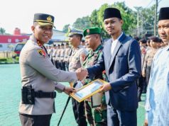 Kapolres Karawang Gelar Sertijab dan Beri Penghargaan Personel Berprestasi Polres Karawang Laksanakan Sertijab. (AlexaPodcast.ID)