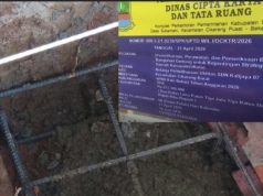 CV Rizza Perdana Disorot, Proyek Pemagaran SDN Kalijaya 07 Diduga Dikerjakan Asal-Asalan