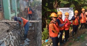 Proyek Rehabilitasi Drainase di Dusun Sentul Diklaim Dikerjakan Sesuai RAB dan Juknis Proyek Drainase Dusun Sentul. (AlexaPodcast.ID)