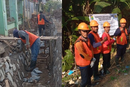 Proyek Rehabilitasi Drainase di Dusun Sentul Diklaim Dikerjakan Sesuai RAB dan Juknis Proyek Drainase Dusun Sentul. (AlexaPodcast.ID)