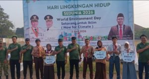 Peringati Hari Lingkungan Hidup Sedunia 2026, Pemkab Karawang Tanam 1.931 Pohon Bersama 33 Perusahaan Bupati Karawang Ajak Semua Pihak Bergerak Selamatkan Lingkungan. (AlexaPodcast.ID)
