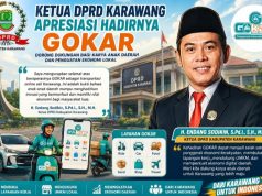 GOKAR Resmi Mengaspal di Karawang, Ketua DPRD: Saatnya Bangga Gunakan Produk Daerah