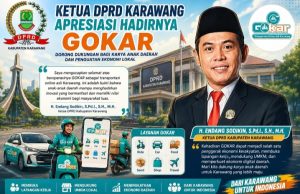 GOKAR Resmi Mengaspal di Karawang, Ketua DPRD: Saatnya Bangga Gunakan Produk Daerah