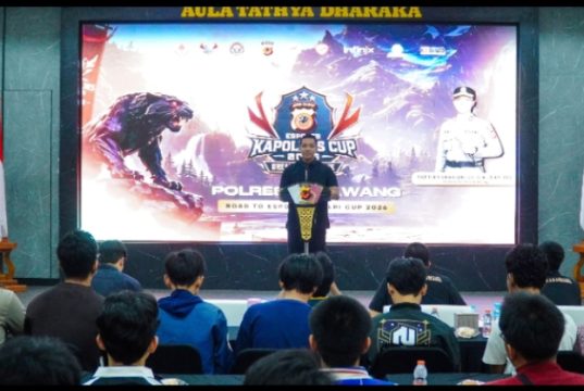 Polres Karawang Gelar Turnamen Esport Kapolri Cup, 32 Tim Perebutkan Tiket ke Tingkat Polda Jabar