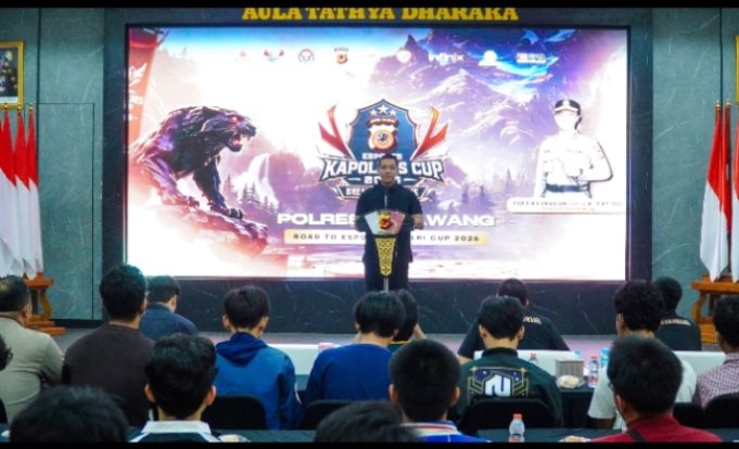 Polres Karawang Gelar Turnamen Esport Kapolri Cup, 32 Tim Perebutkan Tiket ke Tingkat Polda Jabar