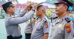 75 Personel Polres Karawang Naik Pangkat, AKBP Fiki: Jadikan Amanah untuk Melayani Masyarakat