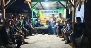 Kontrol Pos Kamling Babakan Jati, Bripka Ippung Ajak Warga Tingkatkan Kewaspadaan C3