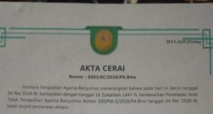 Diduga Ada Pemalsuan Dokumen Cerai, Laporan STI Bakal Dimediasi di Polresta Banyumas