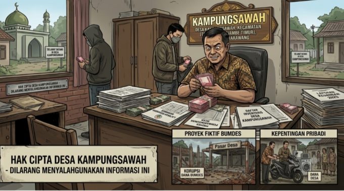 Kasus Dugaan Korupsi BUMDes Kampungsawah Naik ke Tahap Full Bucket, Tipidkor Polresta Karawang Mulai Bergerak Gambar ilustrasi