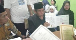 Ribuan Pendukung Antar H. Damin Daftar Pilkades Sukadanau 2026, Siap Lanjutkan Pembangunan