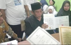 Ribuan Pendukung Antar H. Damin Daftar Pilkades Sukadanau 2026, Siap Lanjutkan Pembangunan
